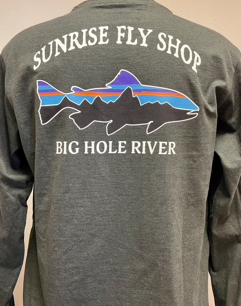 Big Hole River Fly Fishing Long Sleeve Tee