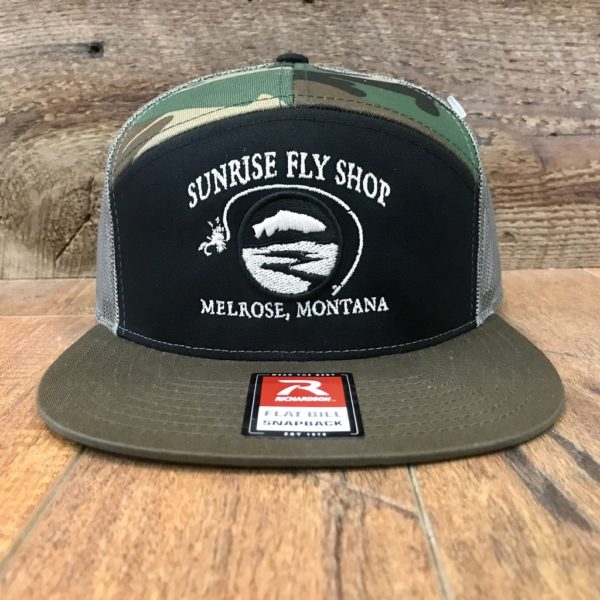 Sunrise Logo Hat | Panel Flatbill Trucker - Image 3