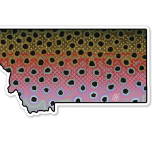 Underwood Montana Rainbow Sticker