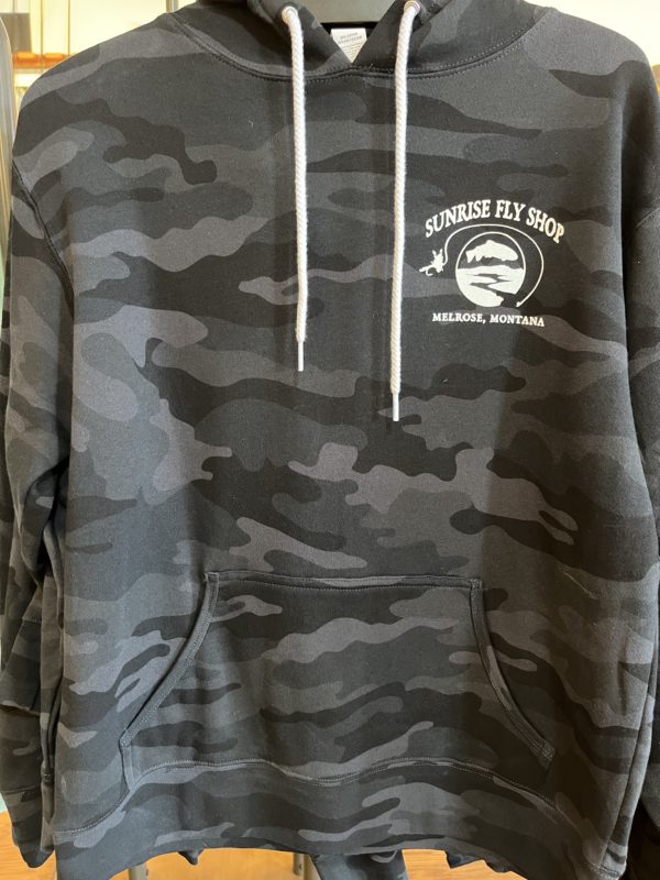 Trout Pattern Logo Hoody