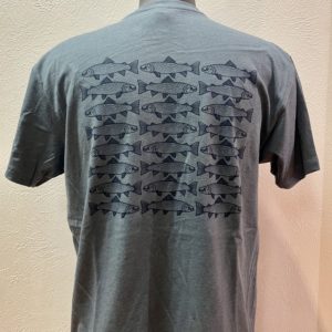 Trout Pattern Logo T Shirt