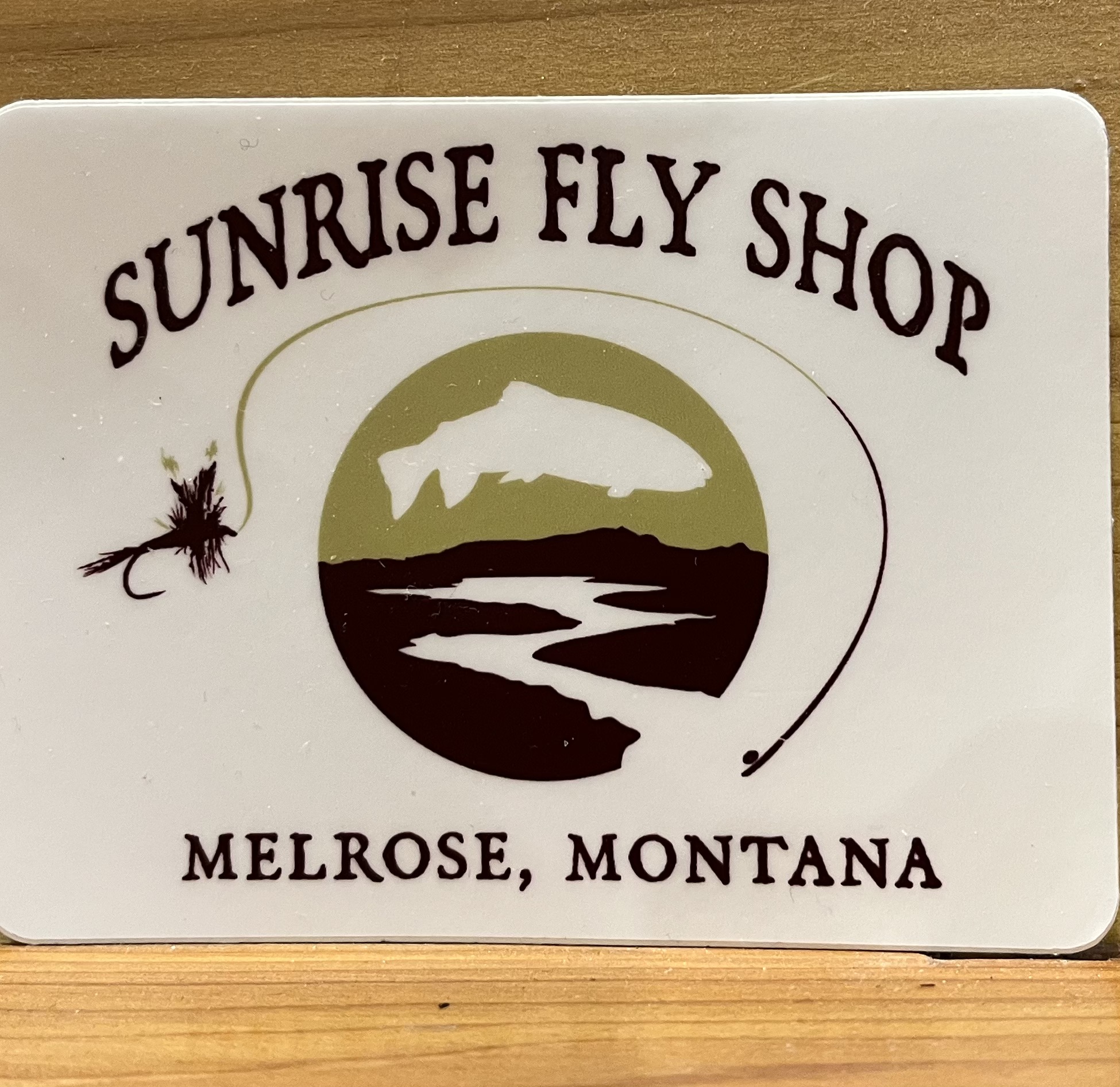 Sunrise Original Logo Sticker - Sunrise Fly Shop