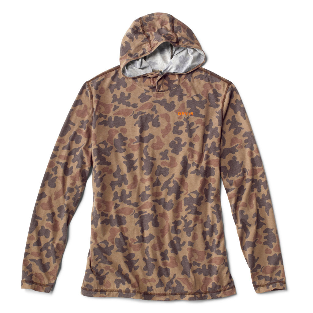 Orvis Camo Trout Logo Drirelease Hoodie