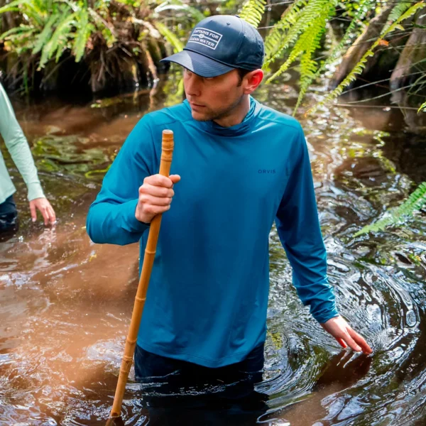 Orvis Sun Defense Hoodie | Pacific Blue - Image 2