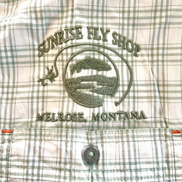 Orvis River Guide Plaid Long Sleeve Shirt | Aloe - Image 2